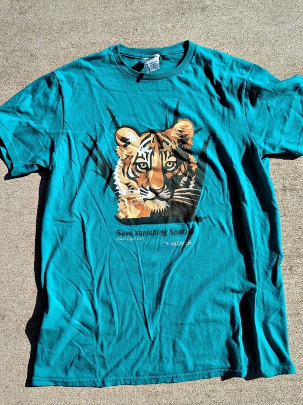 USPS Save Vanishing Species Amur Tiger Cub T-Shirt